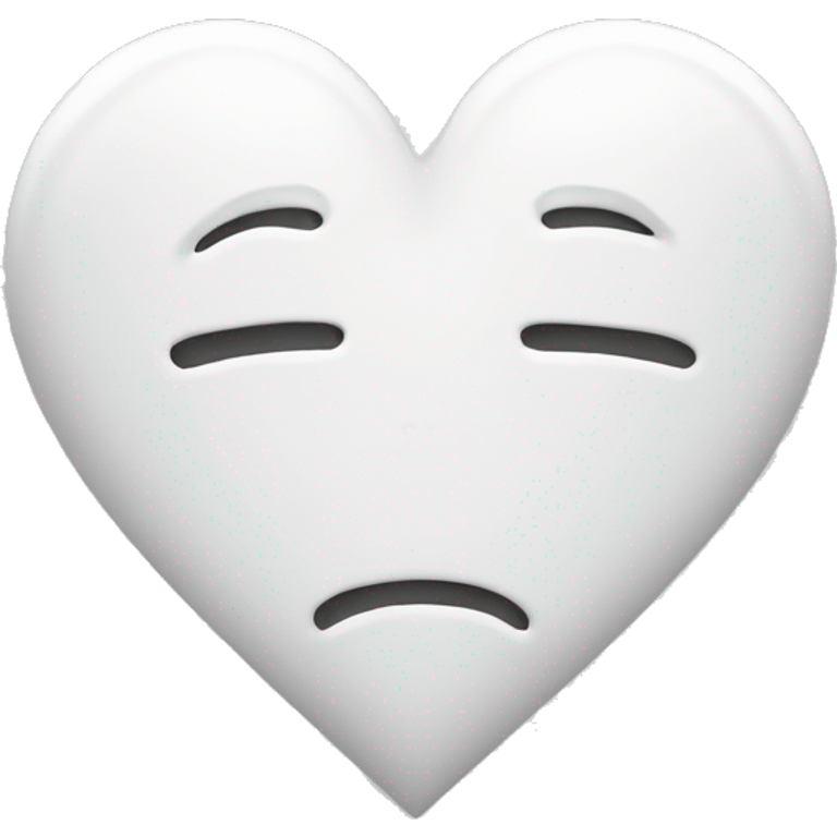 heart white emoji