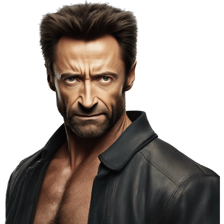 Hugh Jackman as a Wolverine  emoji