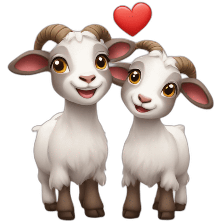 goats-in-love emoji