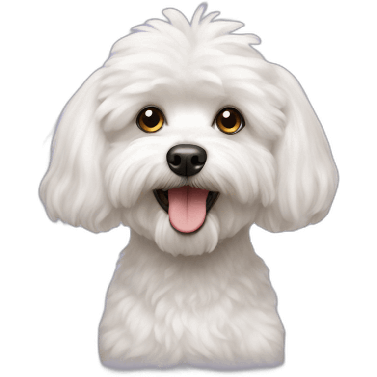 Maltese poodle emoji