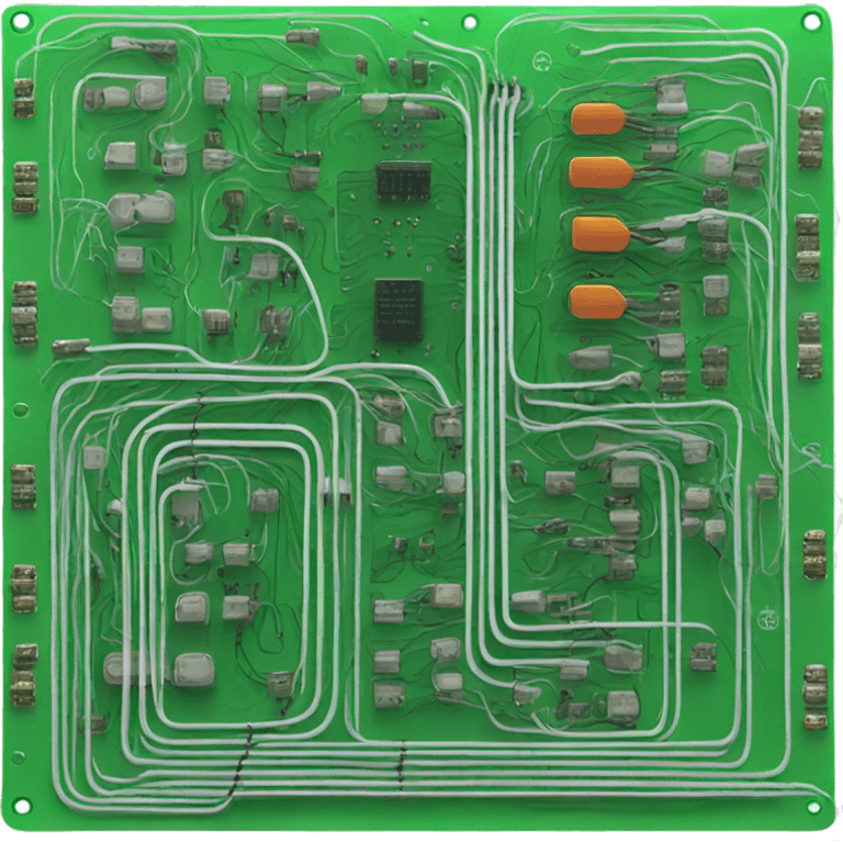 Circuit board wiring emoji