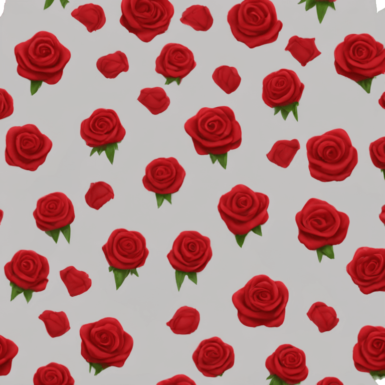 Red roses emoji