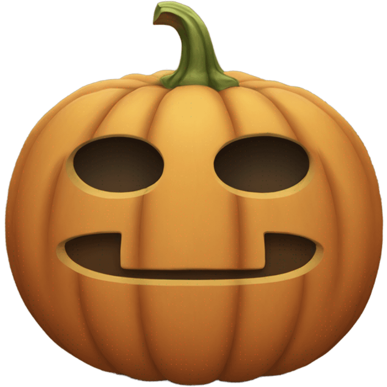 Pumpkin without face emoji