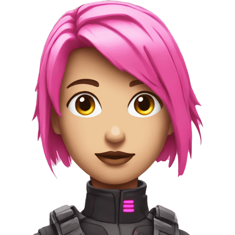 font, pink, cyberpunk emoji