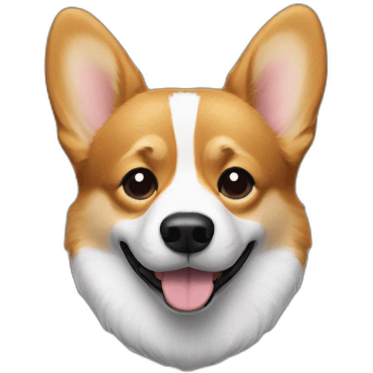 corgi noir emoji