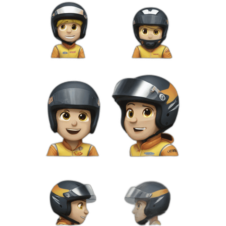 Racer emoji