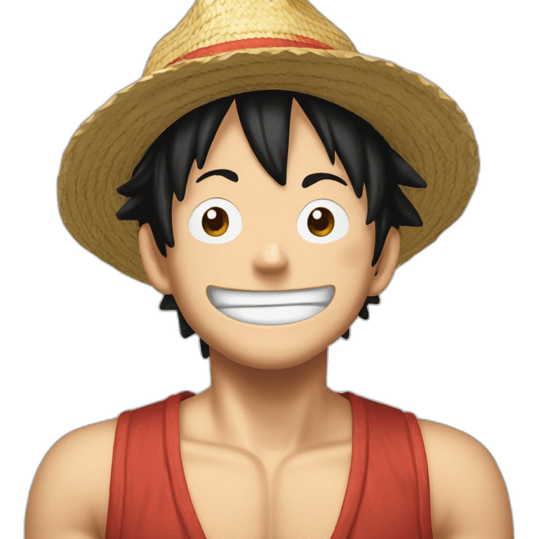 luffy qui est choquer  emoji