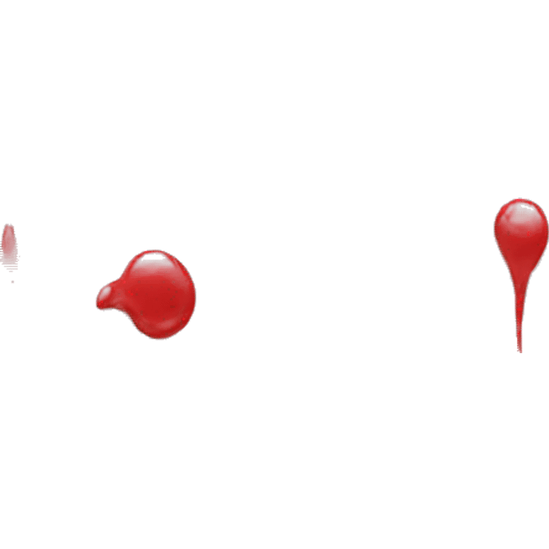 The components of blood emoji