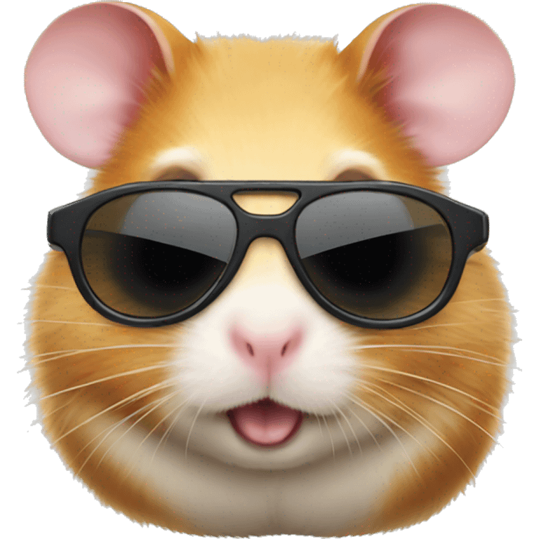 hamster with sunglasses emoji