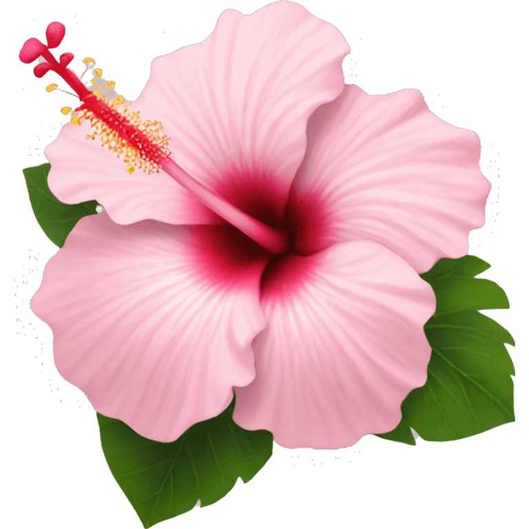 Light Pink hibiscus  emoji