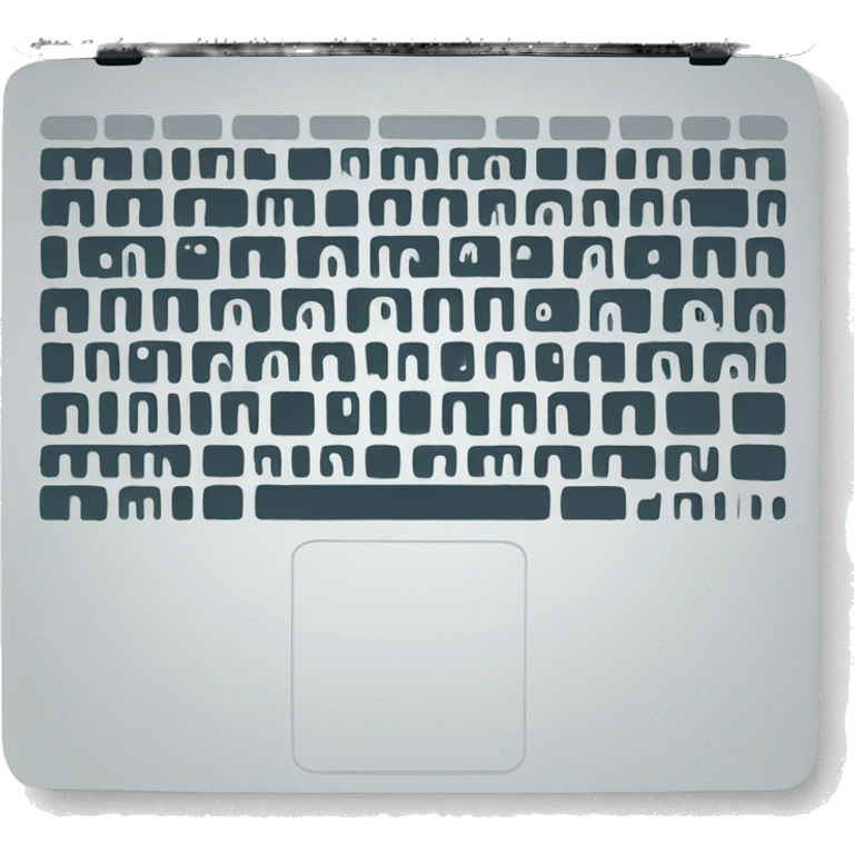 binary code on laptop emoji