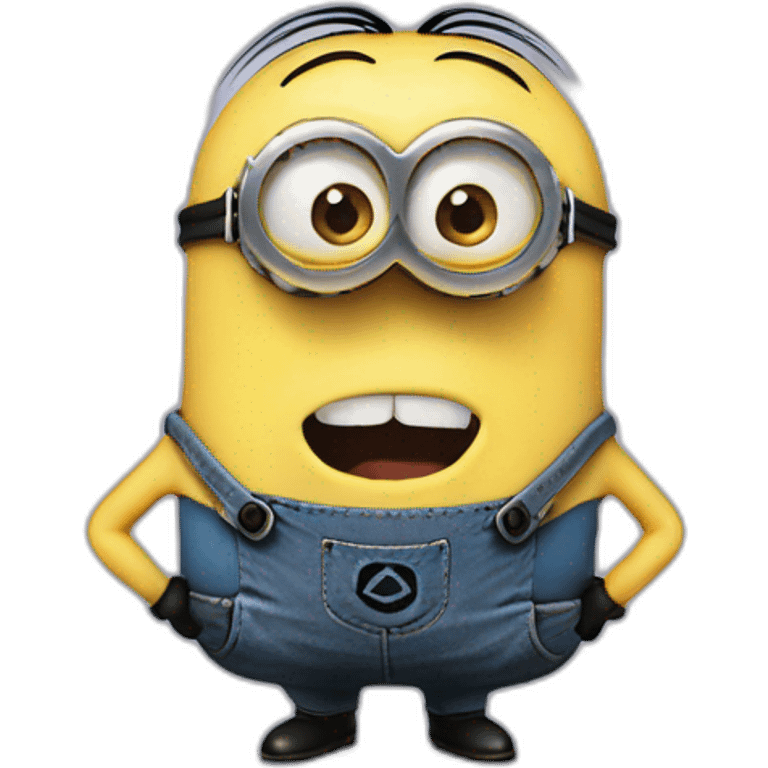 laughter emoji but it's a minion crying  emoji