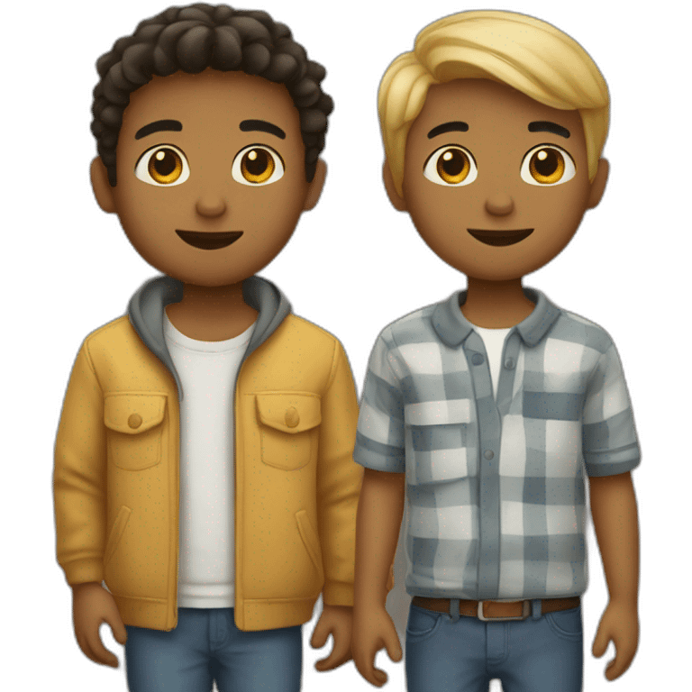 two boys emoji