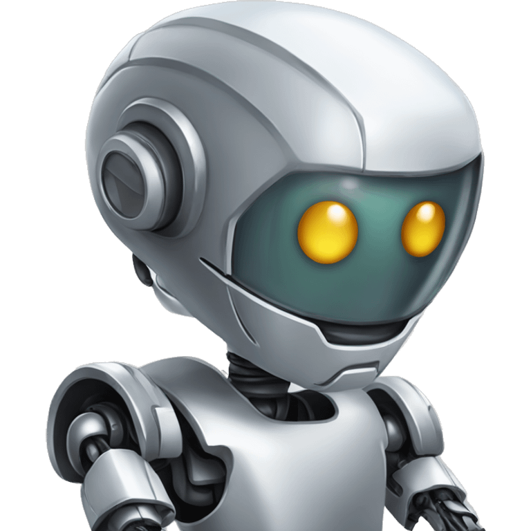 ROBO HOLDING THE ICONE 
GOOGLE CHROME emoji