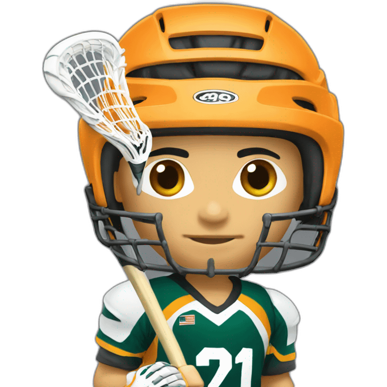 asian lacrosse player emoji