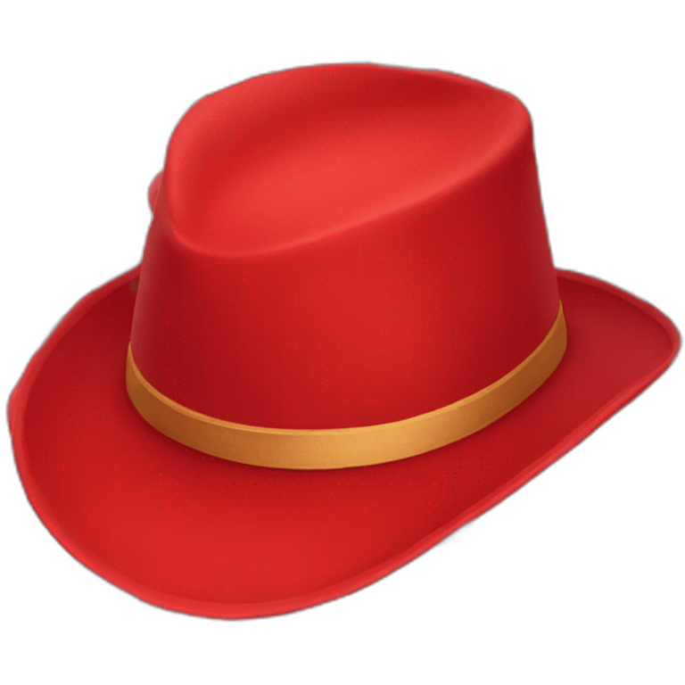 red new year's hat emoji