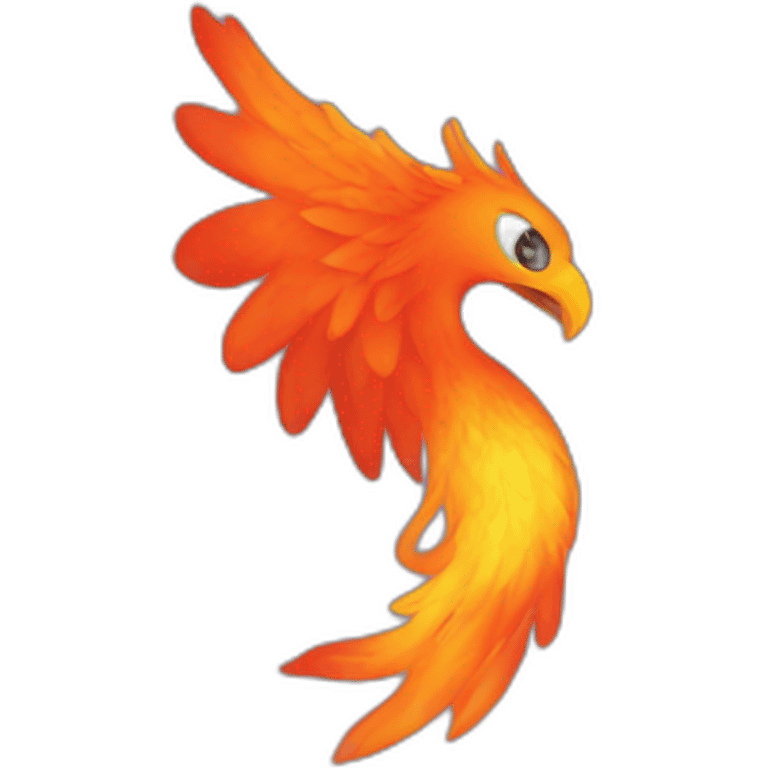 fiery phoenix emoji