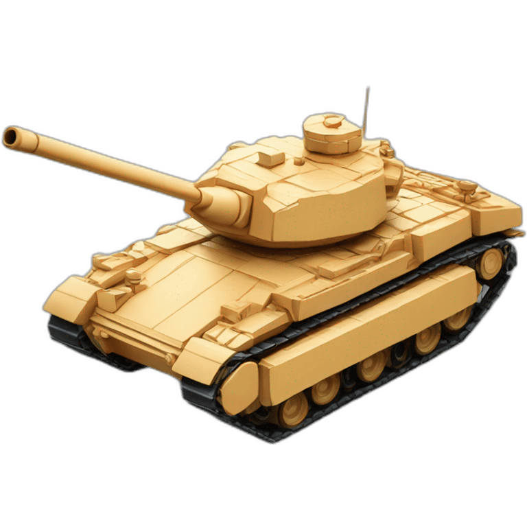 t90 tank made from meat emoji