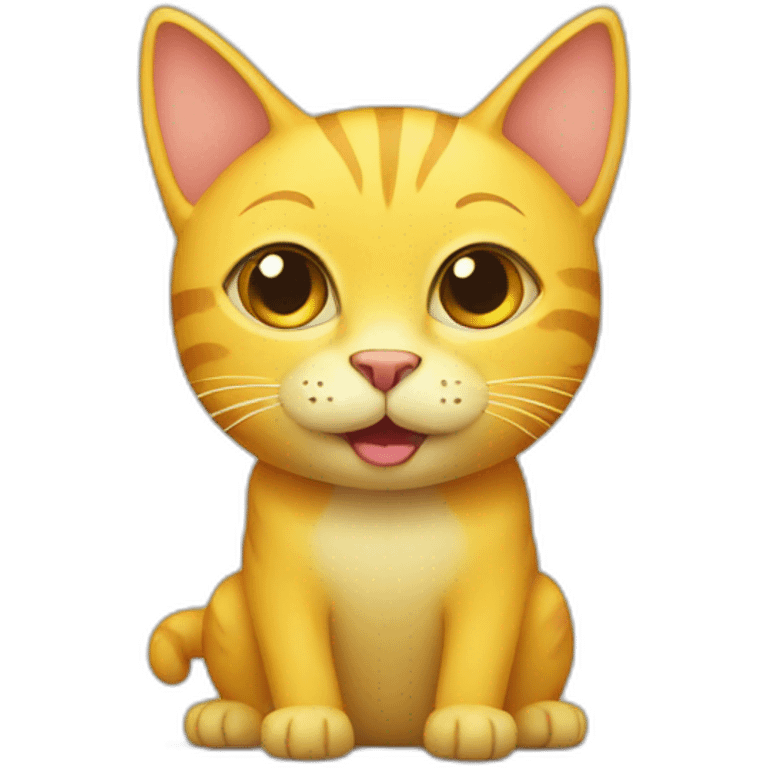 Yellow cat emoji