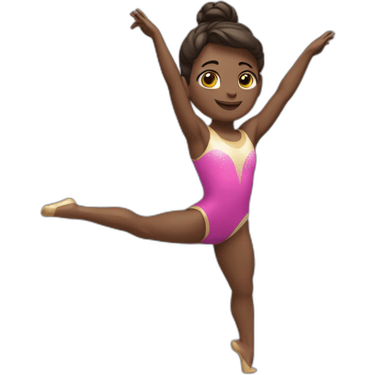 female apparatus gymnastics pose emoji