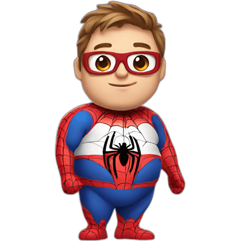 Spiderman but he's really fat emoji