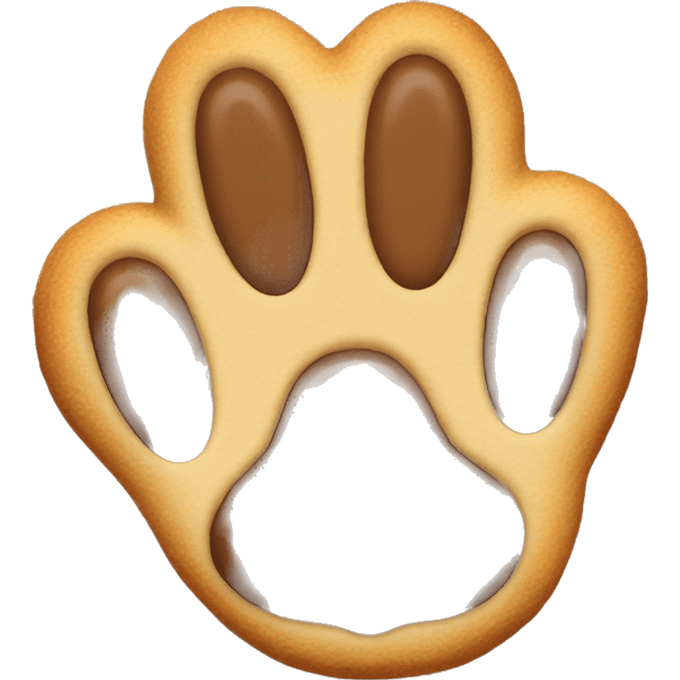 one cookie paw emoji