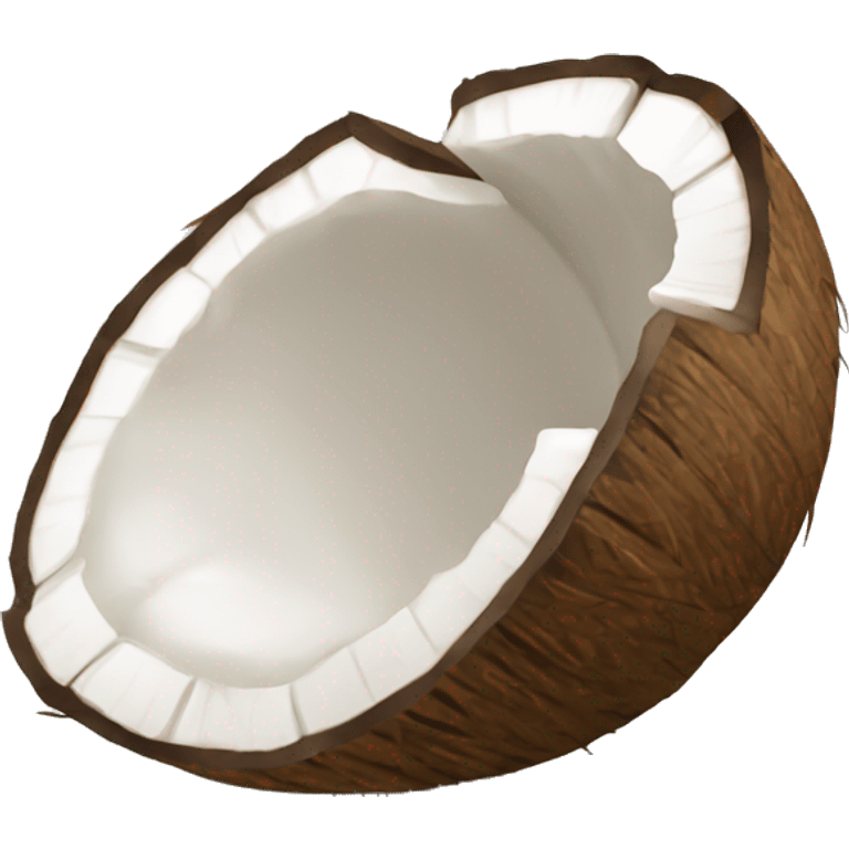 open coconut emoji