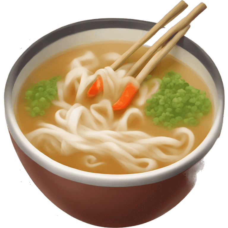 Hot chinese soup emoji