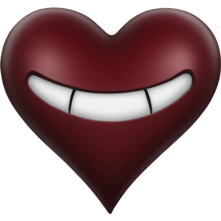 dark red heart emoji