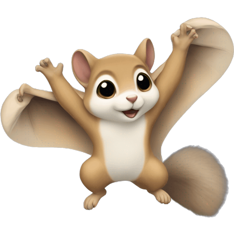 Flying squirrel emoji