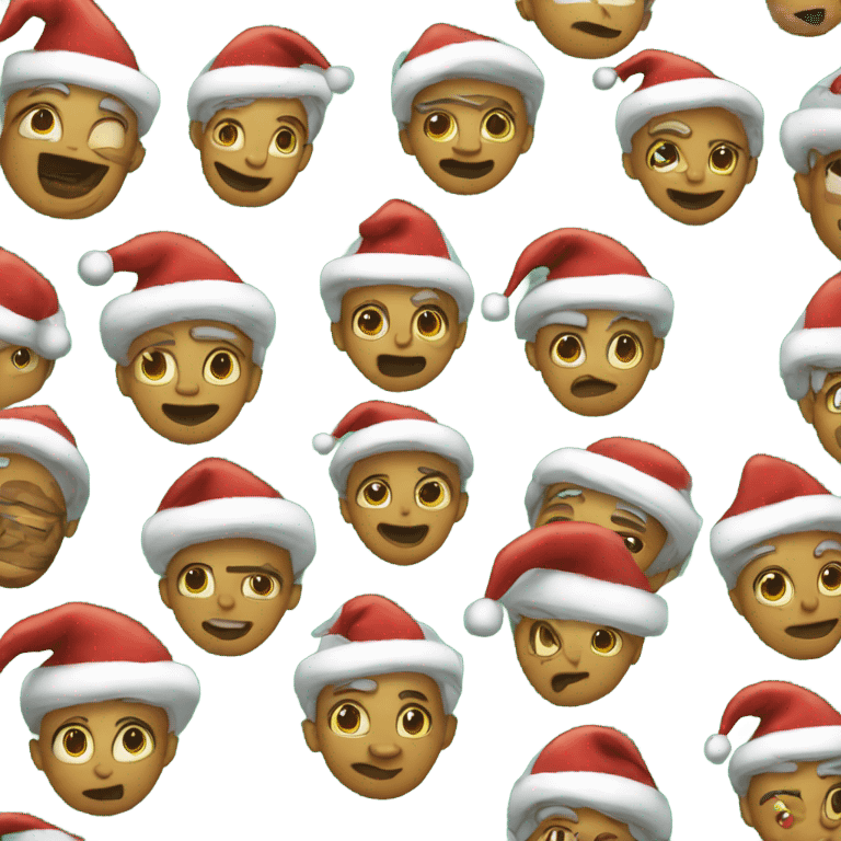 Very festive Christmas emoji