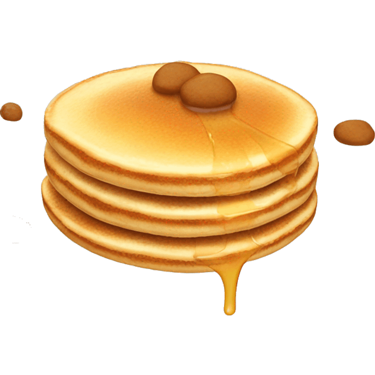 A flying pancake emoji