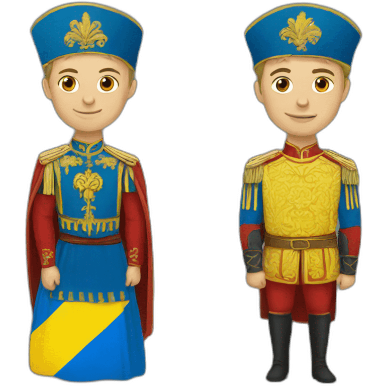 Russian and Ukraine emoji