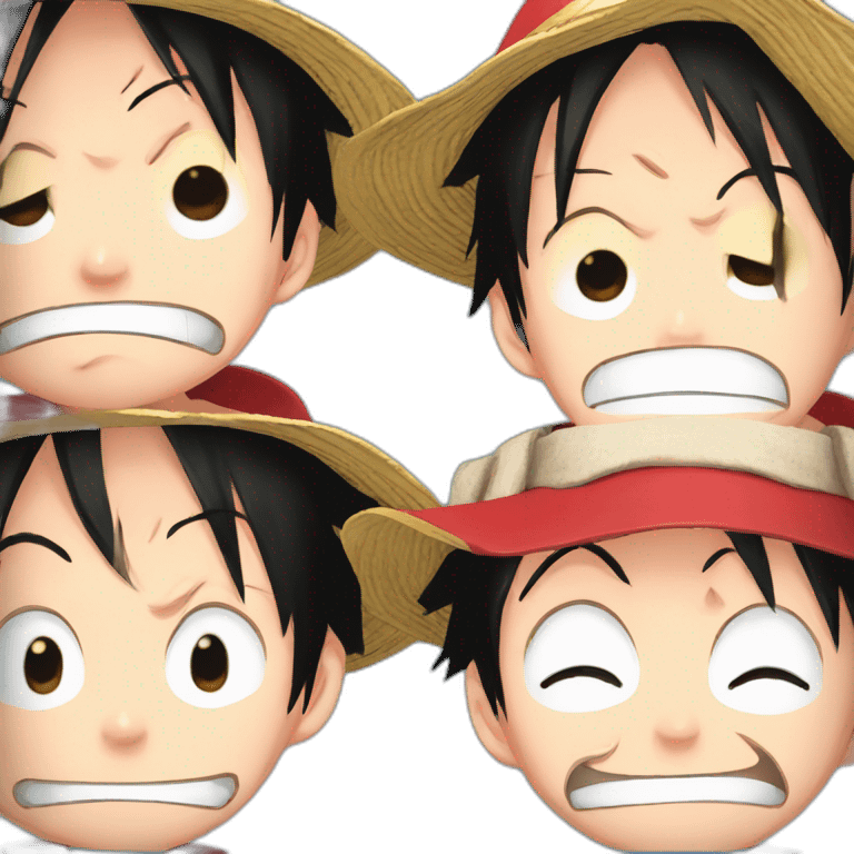 monkey d luffy crying emoji