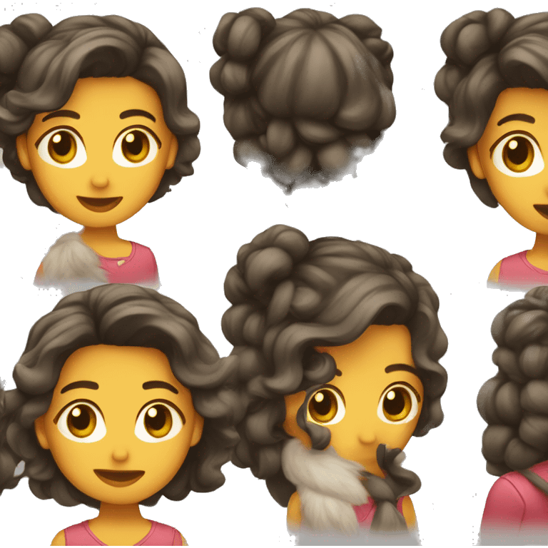 Mujer de pelo color pelirroja  emoji