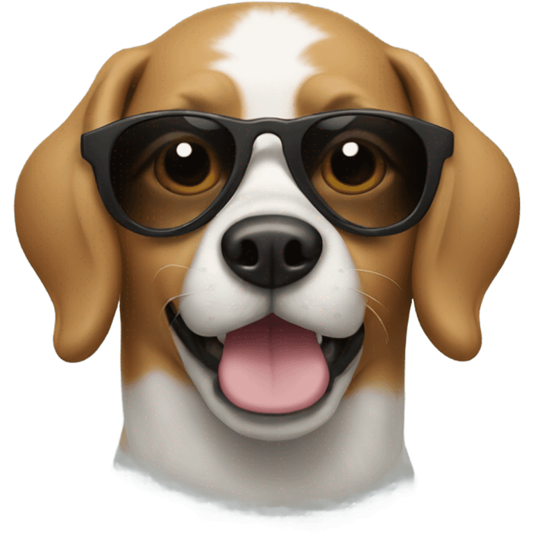 dog with sunglasses  emoji