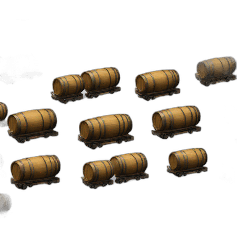 Barrels train  emoji