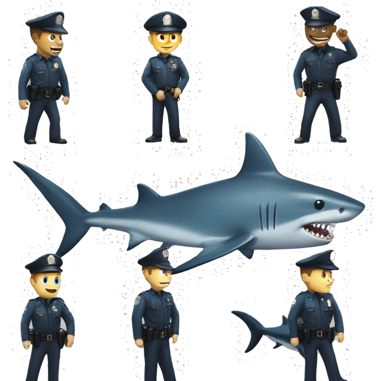 Shark police  emoji