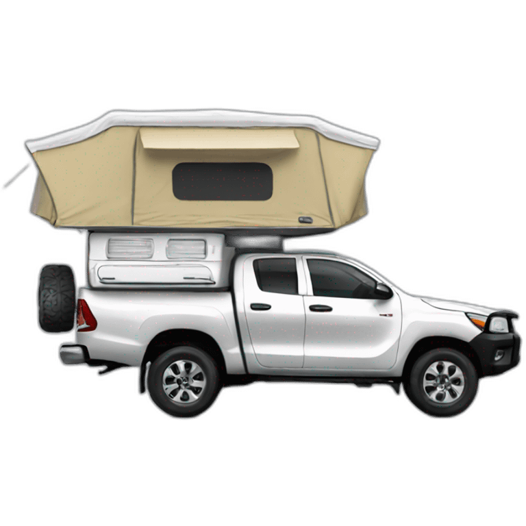 Hilux Camper truck emoji