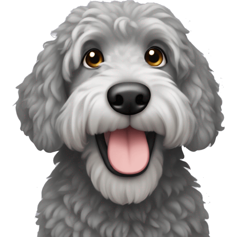 Gray ausiedoodle emoji