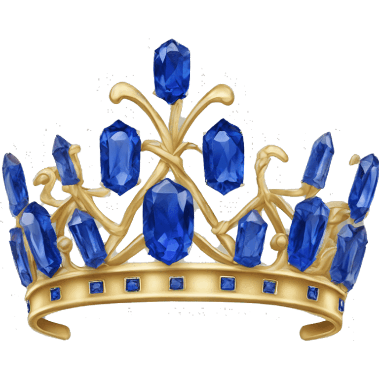 curonne avec plusieurs sapphire emoji