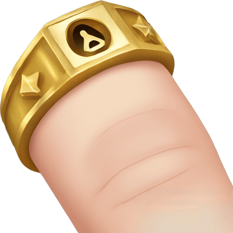 ring and little finger emoji