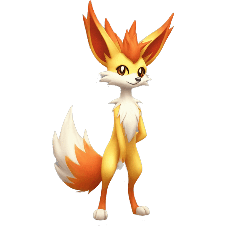  Delphox-Braixen-Fennekin-Fakemon Full body emoji