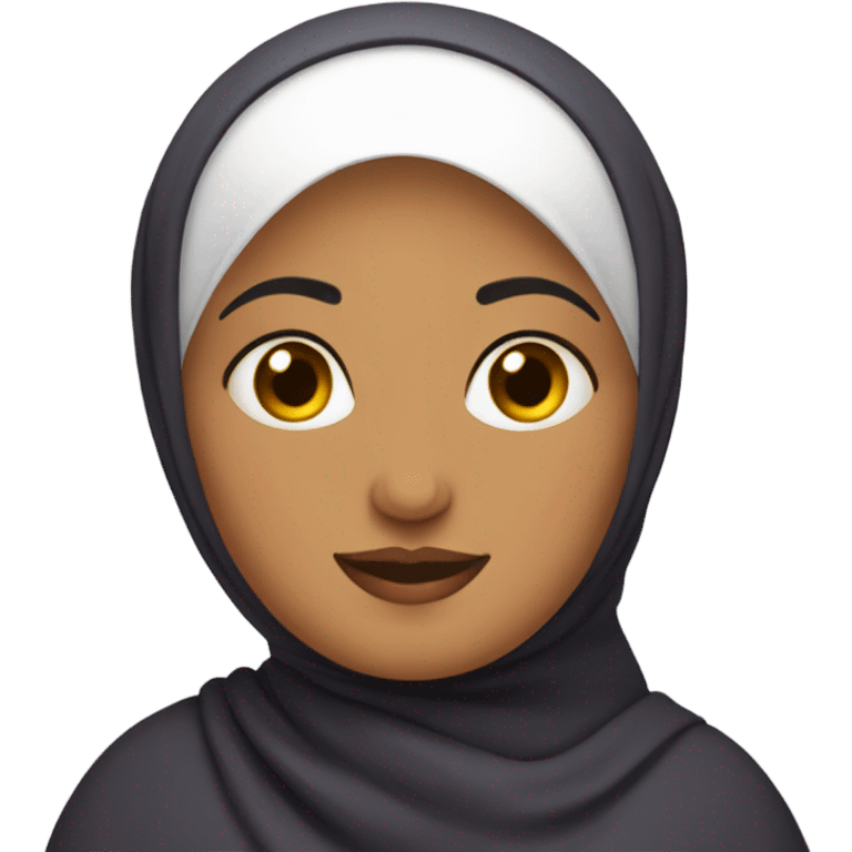 fat hijabi lady emoji