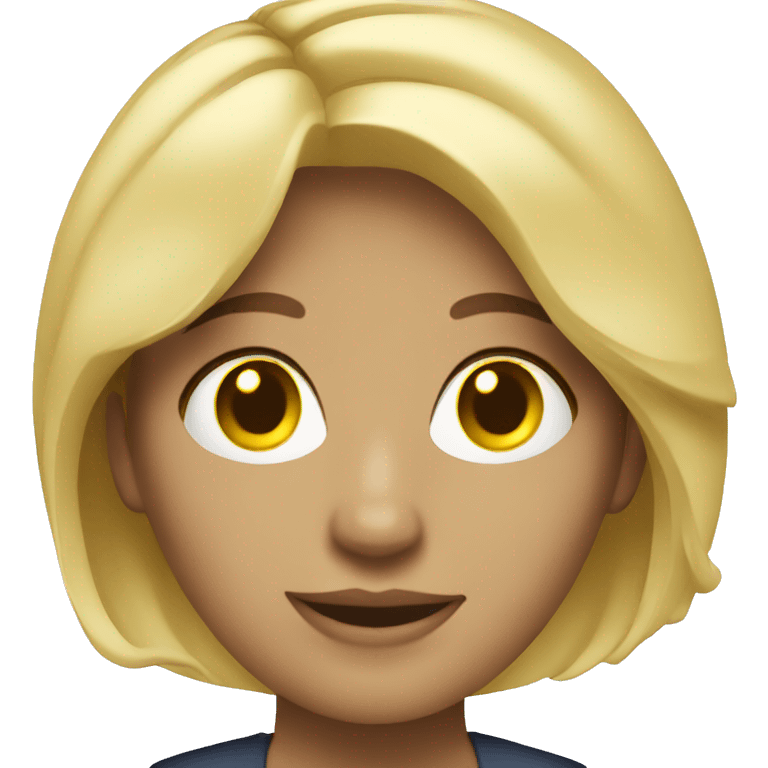 Blonde realtor emoji