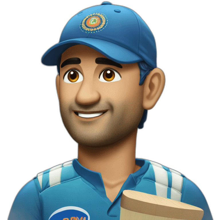 Mahendra Singh Dhoni emoji