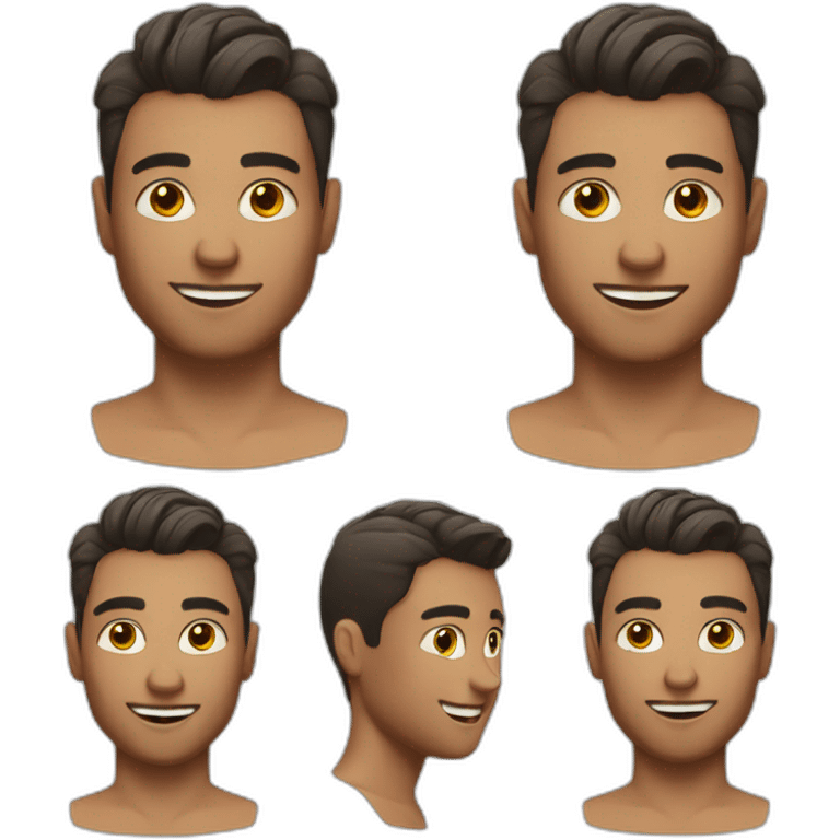 Short Hair styles for men emoji