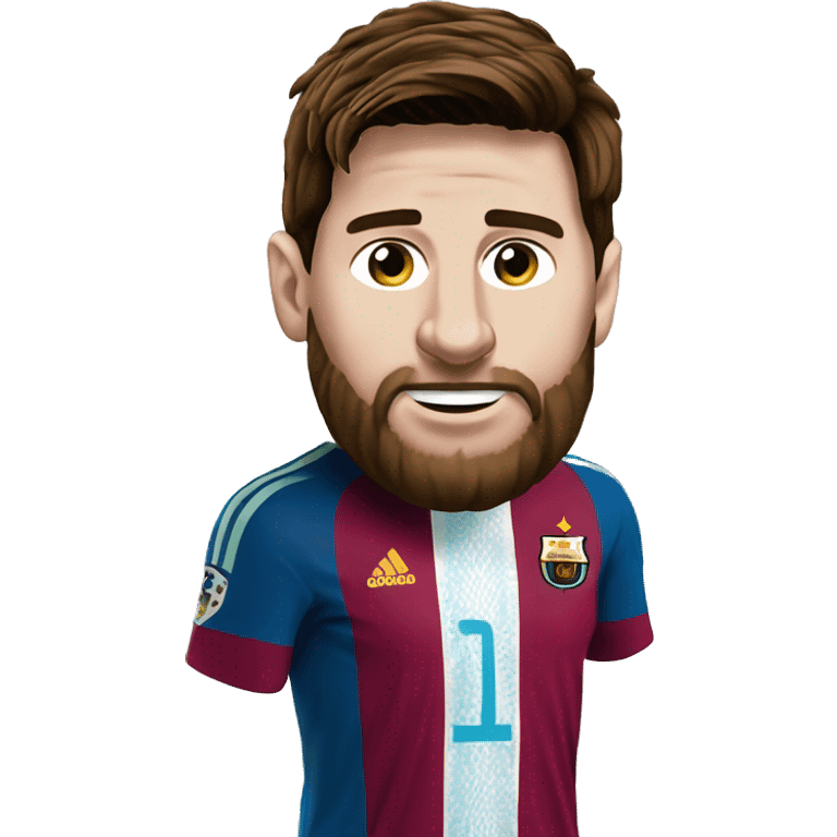 Leo Messi camiceta de argentina  emoji