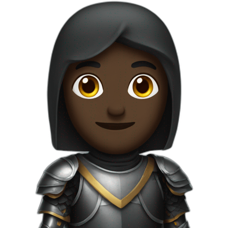 Arabic black knight emoji