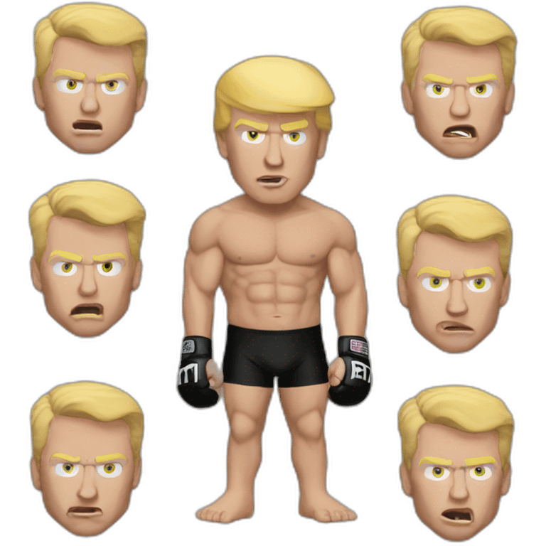 Trump do MMA emoji